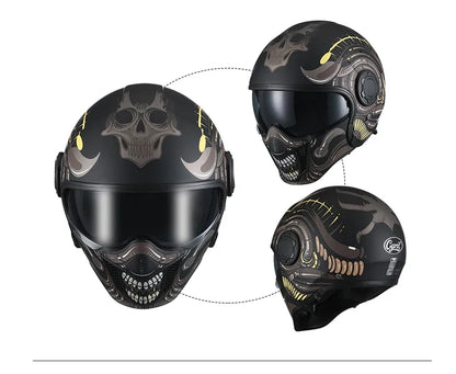 Full Face Open Face Motorcycle Helmet Motorbike Street Bike Helmets for Adults Modular Motorcycle Helmet DOT Approved