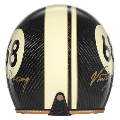 Lightweight Carbon Fiber Open Face Motorcycle Helmets Half Retro 3/4 Helmet for Man and Women DOT Approved CYRIL Casque Moto