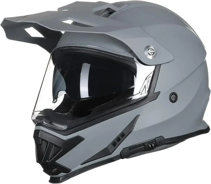 Full Face Motorcross Dirt Bike Helmets Dual Sports Helmet for Man and Women Can Be Installed GOPRO DOT Approved Triangle AH609