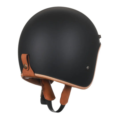 Fiberglass Lightweight Open Face Half Motorcycle Helmet Vantage Jet Helmet DOT ECE Approved for Men Women Carbon Fiber Helmet