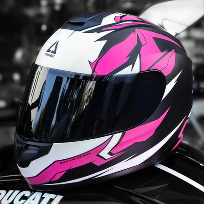 TRIANGLE Full Face Motorcycle Helmets Street Bike Helmet for Men with Extra Clear Visor DOT Approved Cascos  Capacetes Para Moto