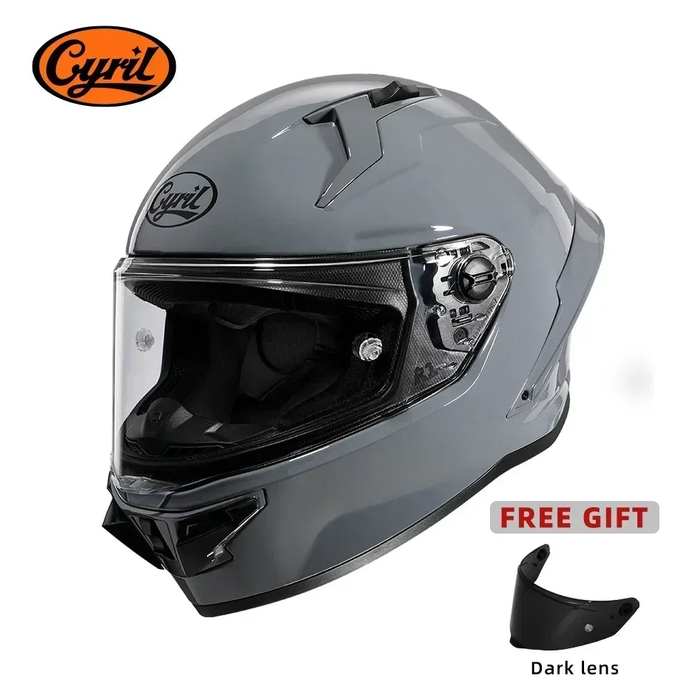 Full Face Motorcycle Helmet DOT Approved Helmet for Men Women Original CYRIL Cascos Para Moto