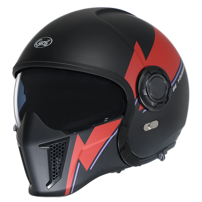 Full Face Open Face Motorcycle Helmet Double Lens Modular Helmet DOT ECE APPROVED CYRIL OP12A Man Woman Retro Moto Helmet