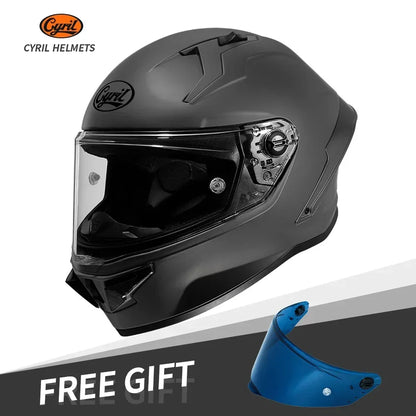 Full Face Motorcycle Helmet DOT Approved Helmet for Men Women Original CYRIL Cascos Para Moto Motorbike Helmets Casco Moto