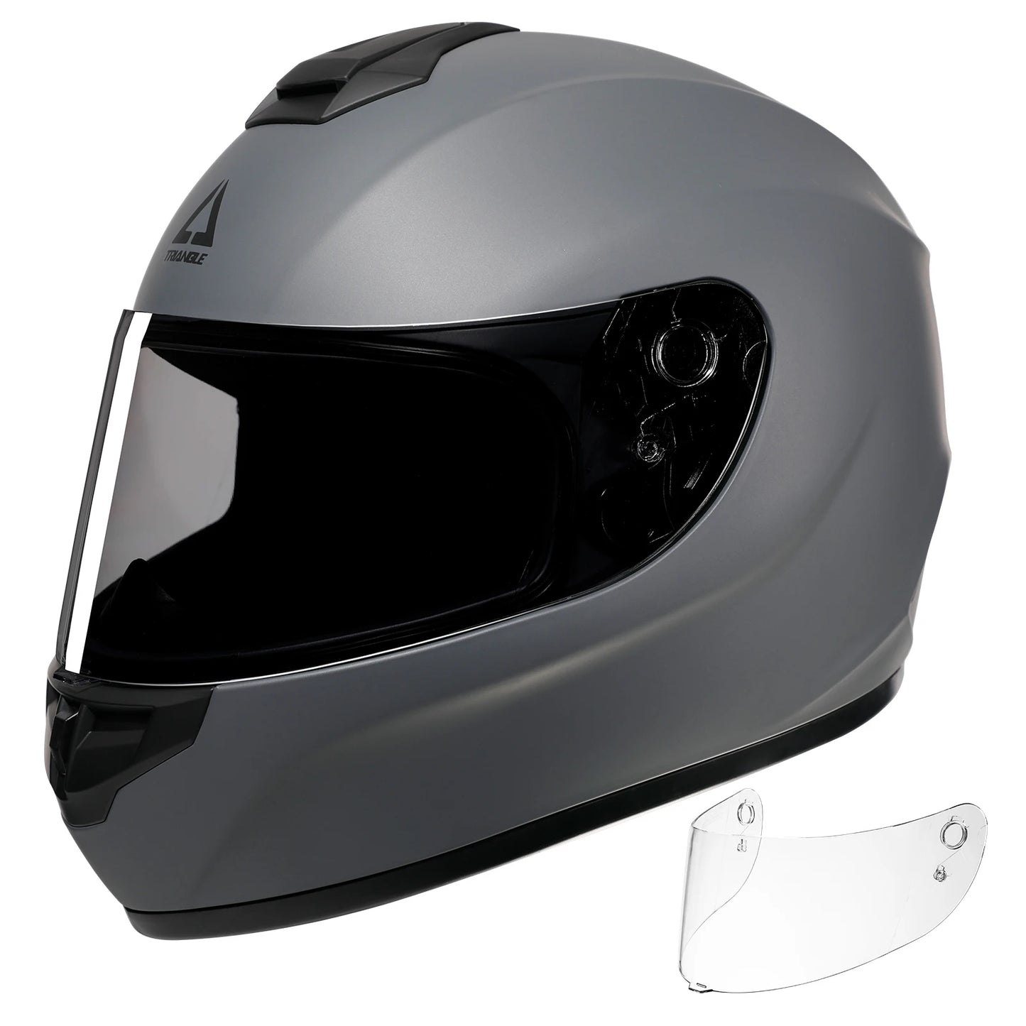 TRIANGLE Full Face Motorcycle Helmets Street Bike Helmet for Men with Extra Clear Visor DOT Approved Cascos  Capacetes Para Moto