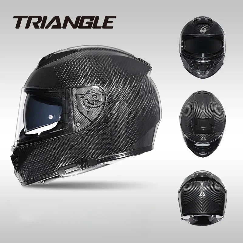 Carbon Fiber Full Face Motorcycle Helmet Men Lightweight Motorcycle Helmets Motorcycle Carbon Fiber Helmet DOT ECE Approved
