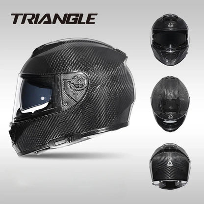 Carbon Fiber Full Face Motorcycle Helmet Men Lightweight Motorcycle Helmets Motorcycle Carbon Fiber Helmet DOT ECE Approved