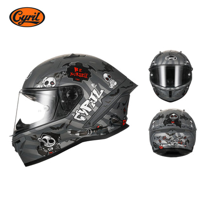 Full Face Motorcycle Helmet DOT Approved Helmet for Men Women Original CYRIL Cascos Para Moto