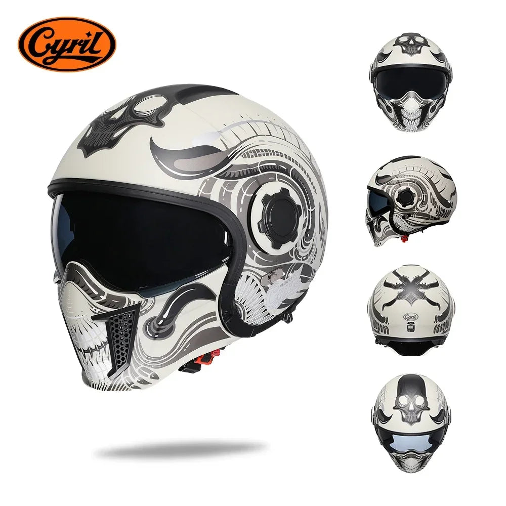 Full Face Open Face Motorcycle Helmet Motorbike Street Bike Helmets for Adults Modular Motorcycle Helmet DOT Approved