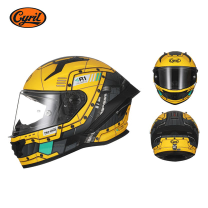 Full Face Motorcycle Helmet DOT Approved Helmet for Men Women Original CYRIL Cascos Para Moto Motorbike Helmets Casco Moto