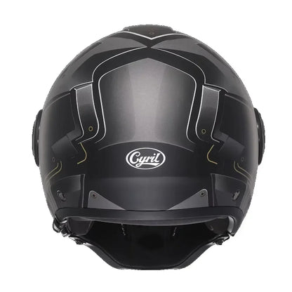 Open Face Full Face Motorcycle Helmet Double Lens Modular Helmet Man Woman Retro Moto Helmet DOT ECE APPROVED CYRIL OP12A