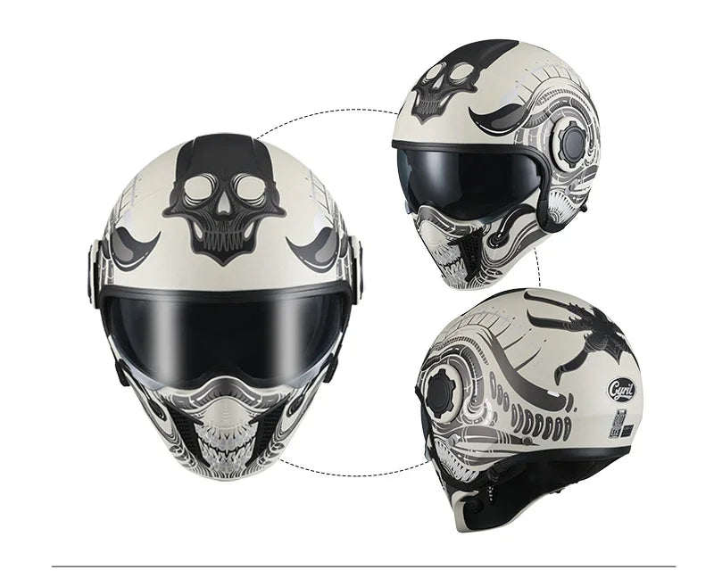 Full Face Open Face Motorcycle Helmet Motorbike Street Bike Helmets for Adults Modular Motorcycle Helmet DOT Approved