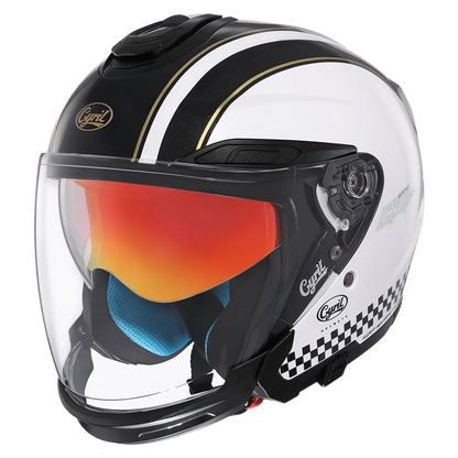 Men Women Open Face Motorcycle Helmet Motorbike Helmet Double Lens Motorcycle Helmets DOT Approved Casco Moto Capacete De Moto