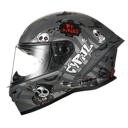Full Face Motorcycle Helmet DOT Approved Helmet for Men Women Original CYRIL Cascos Para Moto Motorbike Helmets Casco Moto