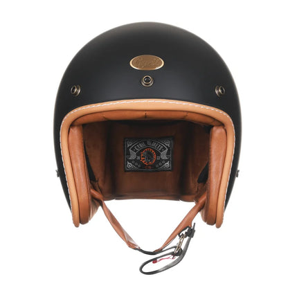 Fiberglass Lightweight Open Face Half Motorcycle Helmet Vantage Jet Helmet DOT ECE Approved for Men Women Carbon Fiber Helmet