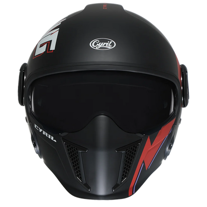 Full Face Open Face Motorcycle Helmet Double Lens Modular Helmet DOT ECE APPROVED CYRIL OP12A Man Woman Retro Moto Helmet