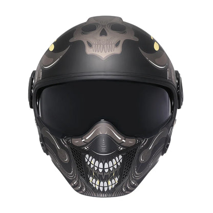 Modular Motorcycle Helmet Full Face Open Face Retro Helmets DOT ECE APPROVED CYRIL OP12A Capacete De Moto Masculino