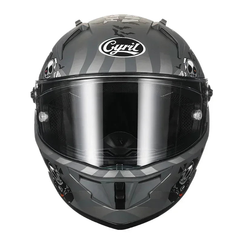 Full Face Motorcycle Helmet DOT Approved Helmet for Men Women Original CYRIL Cascos Para Moto Motorbike Helmets Casco Moto