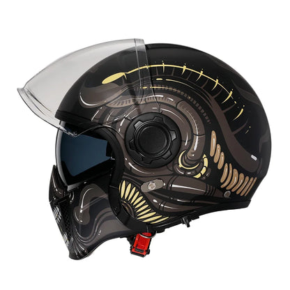 Modular Motorcycle Helmet Full Face Open Face Retro Helmets DOT ECE APPROVED CYRIL OP12A Capacete De Moto Masculino