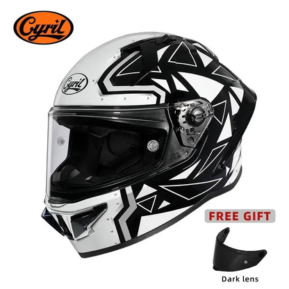 Full Face Motorcycle Helmet DOT Approved Helmet for Men Women Original CYRIL Cascos Para Moto