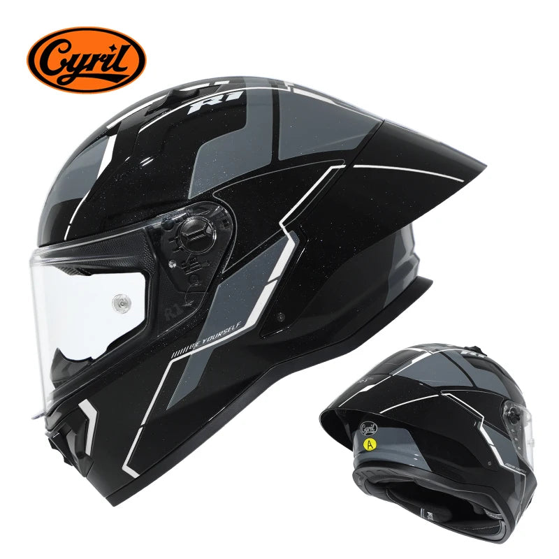 CYRIL R1-PRO Full Face Motorcycle Helmet Motocross Helmet with Magnetic Lens DOT Approved Helmet For Adults cascos para moto