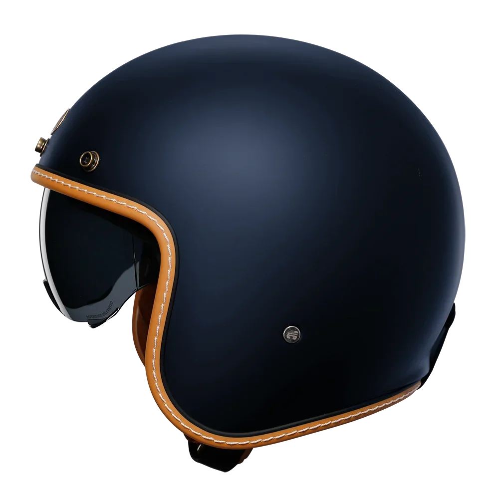 Retro 3/4 Open Face Half Motorcycle Helmet CYRIL B206 Lightweight Adult Vantage Jet Helmet for Men Women DOT ECE Approved