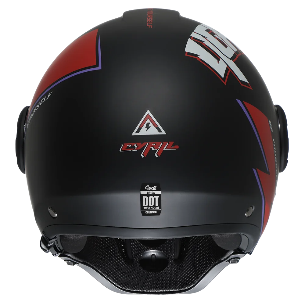 Full Face Open Face Motorcycle Helmet Double Lens Modular Helmet DOT ECE APPROVED CYRIL OP12A Man Woman Retro Moto Helmet