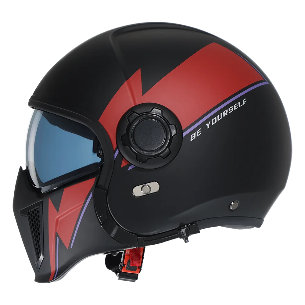 Full Face Open Face Motorcycle Helmet Double Lens Modular Helmet DOT ECE APPROVED CYRIL OP12A Man Woman Retro Moto Helmet