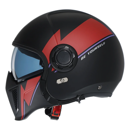 Full Face Open Face Motorcycle Helmet Double Lens Modular Helmet DOT ECE APPROVED CYRIL OP12A Man Woman Retro Moto Helmet