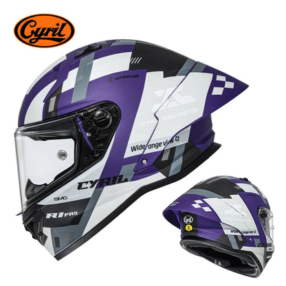 CYRIL R1-PRO Full Face Motorcycle Helmet Motocross Helmet with Magnetic Lens DOT Approved Helmet For Adults cascos para moto